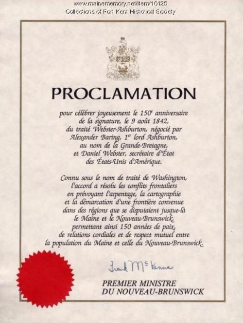 Anniversary of the Treaty of Washington